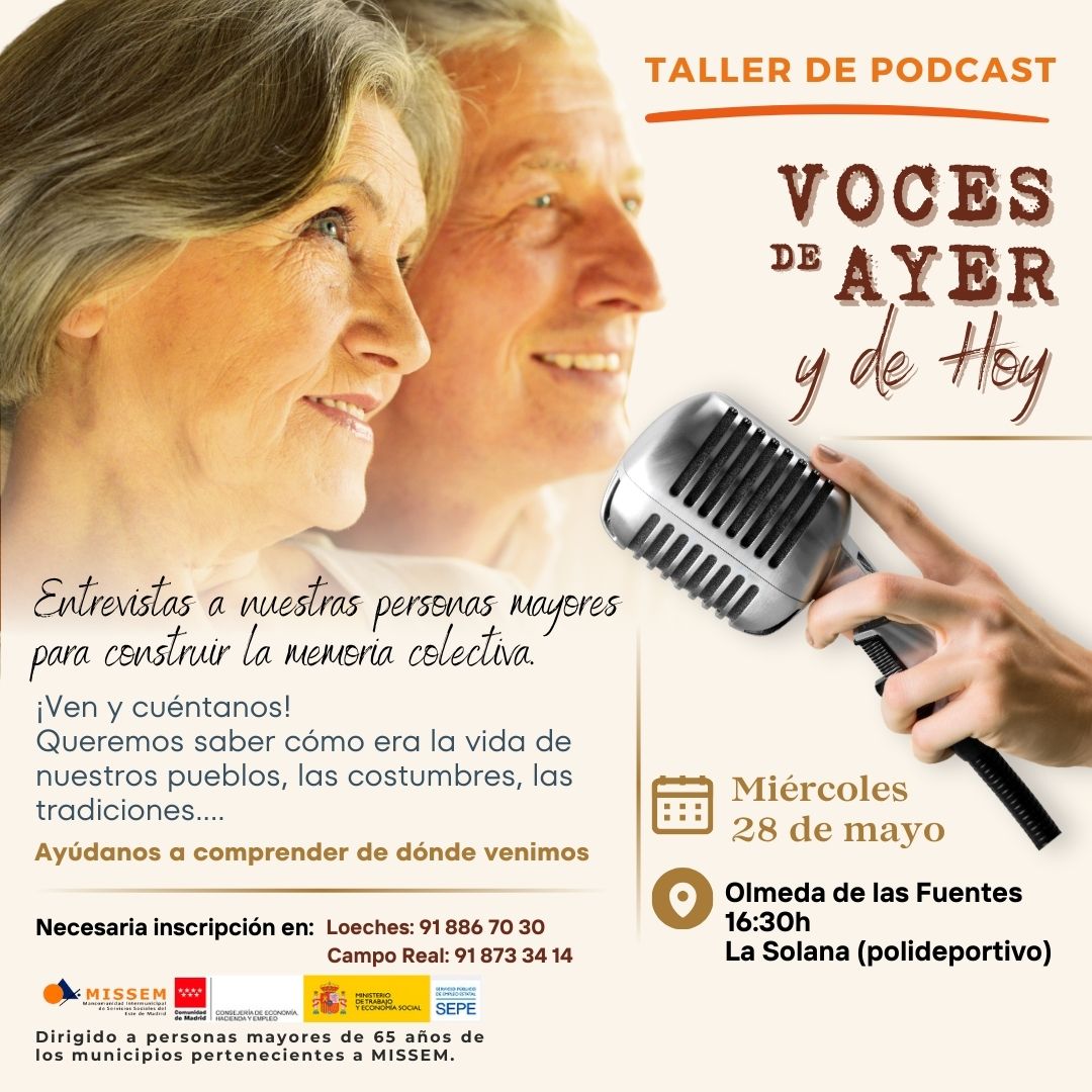 MISSEM, TALLER DE PODCAST, VOCES DE AYER Y DE HOY